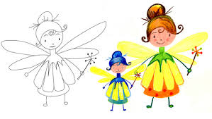 Rsultat de recherche d'images pour "offrir des fleurs dessin"