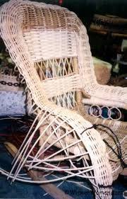 How To Repair A Child S Wicker Rocker Wicker Rocker Wicker Furniture Wicker Furniture Repair
