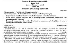 Ce trebuie să știe elevii. Baremul De Notare Pentru Clasa A Xi A Grila De Corectare A LucrÄrilor La Limba Èi Literatura RomanÄ