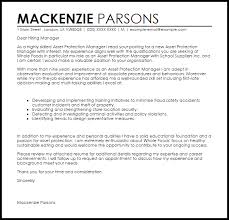 Property manager cover letter writing tips. Asset Protection Manager Cover Letter Sample Cover Letter Templates Examples
