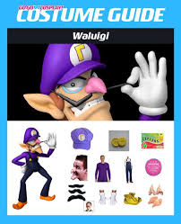 Waluigi Costume Guide Diy Cosplay Halloween Ideas Hat Outfit Mario Halloween Costumes Cosplay Diy Cosplay