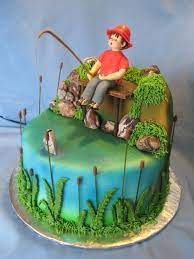 This boy's birthday cake idea would be perfect for a little peanut shower, boy's safari party, a zoo party or wild animal theme. 23 Beautiful Picture Of Fish Birthday Cake Fish Birthday Cake Fishing Birthday Cakes Google Search Fish Cake Birthday Boy Birthday Cake Cool Birthday Cakes