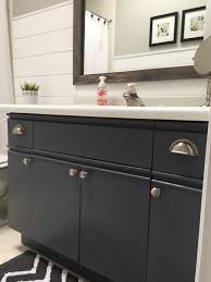 Bathroom Update How To Paint Laminate Cabinets Laminate Cabinets Painting Laminate Cabinets Painting Laminate Kitchen Cabinets