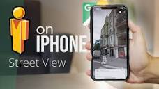 How to Use Google Maps Street View on iPhone - YouTube