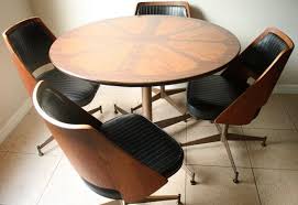 Target / furniture / mid century round dining table (910). Mid Century Brody Bentwood Dining Set Retro 1960s Kitchenette Set Mad Men Eames Era Dining Table Chairs Mid Century Dining Set Dining Table Chairs Round Table And Chairs