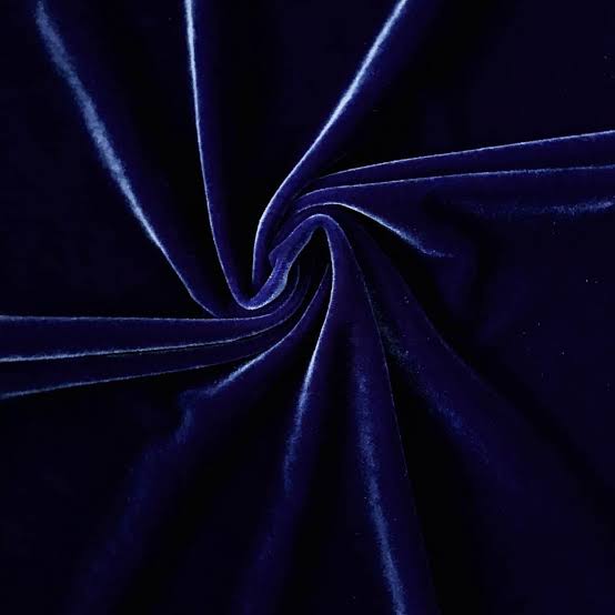 Dance Solid Velvet - Indigo Blue - fabric-card