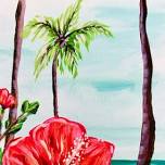 Paint Nite: Vintage Hawaii Hibiscus