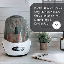 Buy Baby Brezza Baby Bottle Sterilizer And Dryer Machine Electric Steam Sterilization Universal Fit Pacifiers Glass Plastic And Newborn Feeding Bottles Online In Turkey B00myrxse2