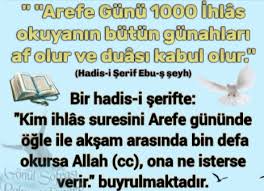 Bayramı müjdeleyen arefe gününde yapılacak ibadetleri sayfamızda sizler için derledik… Arefe Gunu Okunacak Dua