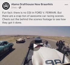Check spelling or type a new query. Todd Vaziri Special Edition On Twitter Fun Fact There Absolutely Are Digital Visual Effects In Ford V Ferrari Alamonb