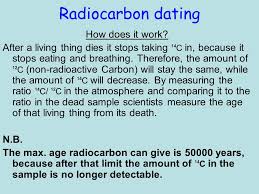 Radiocarbon dating compares the amount of radioactive carbon 14 in organic plants and animals to reliably estimate when the object died. Radioactivity And Radioisotopes Radiocarbon Dating Other Radiometric Dating Techniques Ppt Download