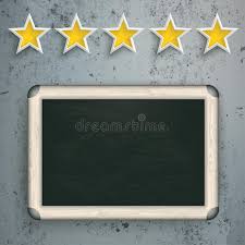 Our concrete coating systems cure quickly, look fantastic, and are extremely versatile. 5 Stars Rating Blackboard Concrete Stock Vector Illustration Of Assessing Ranking 82818070