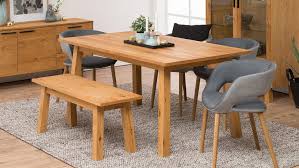 Esstisch Chara Kuchentisch Tisch In Wildeiche Furnier Geolt 160x90 Cm