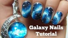 Galaxy Nails Tutorial | Nails By Kizzy - YouTube