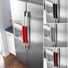 Set of 4 refrigerator door handle covers kitchen appliance handles decor protect. 2pcs Refrigerator Door Handle Covers Keep Kitchen Appliance Clean From Xi Refrigerator Magnets Home Garden Worldenergy Ae