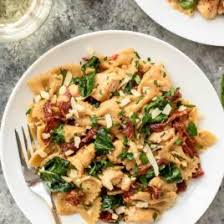 Check spelling or type a new query. Sun Dried Tomato Chicken Pasta Creamy And Easy Wellplated Com