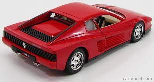 Check spelling or type a new query. Burago 3019 Scale 1 18 Ferrari Testarossa 1984 Red