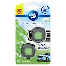 Good point team wholesale sdn bhd. Ambi Pur Car Mini Clip New Zealand Springs Car Air Freshener 2 X 2 2ml 20 Off Tesco Groceries