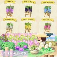 If any of these codes dont working,write about it in comments). All The Finished Colour Designs For Wisteria Simple Panel Design Also Available With White Bac Animal Crossing Wild World Animal Crossing Animal Crossing Game