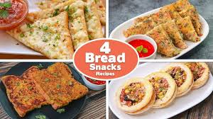 4 Easy Bread Snacks Recipes Chili Cheese Toast Bread Omelet Besan Bread Disc Pizza Toasted Youtube Bread Snacks Recipe Pakora Recipes Chili Recipes