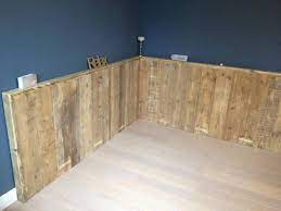 Houten Lambrisering Landelijk Steigerhout Houten Lambrisering Lambrisering Lambriseringen Slaapkamer