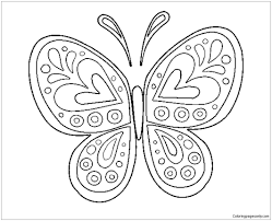 Mandala 4b coloring page can be decorated online with the. Butterfly Mandala 4 Coloring Pages Mandala Coloring Pages Coloring Pages For Kids And Adults