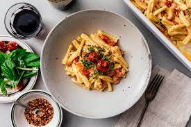 Tiktok Pasta Super Easy Baked Feta Pasta I Am A Food Blog Recipe In 2021 Feta Pasta Feta Recipes