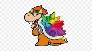 7000x7053 cool samus coloring sheets free colouring pages free coloring. Bowser Celebrating Lgbt Pride Paper Mario Color Splash Bowser Free Transparent Png Clipart Images Download