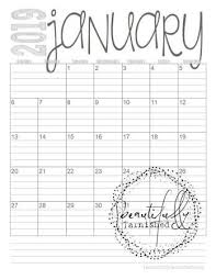 2019 Free Printable Calendars Free Printable Calendar Calendar Printables Monthly Calendar Printable