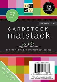 An inch is a unit of length or distance in a number of systems of measurement, including in the us customary units and british imperial units. Amazon Com Dcwv Cardstock Matstack Jewels 87 Sheets 4 1 2 X 6 1 2 Inches