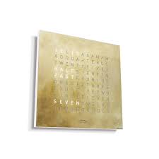 Check out our text clock selection for the very best in unique or custom, handmade pieces from our clocks shops. Buy Qlocktwo Classic Clock Creator S Edition 45x45cm Silver Gold Amara