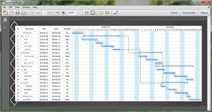 Create Gantt Chart For Pdf