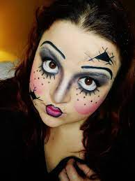 Broken Doll Makeup Tutorial Google Search Halloween Makeup Scary Halloween Makeup Easy Broken Doll Makeup