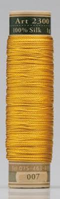 007 - Goldenrod - Silk Tatting & Embroidery Thread