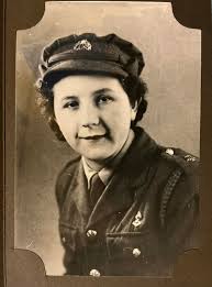 Photo of my mother Olive Ball from Ramsey when she was in the ATS