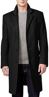 Shop designer items by michael kors online. Michael Kors Men S Mmk19585 Madison Topcoat Black 40l Amazon Ca Clothing Accessories