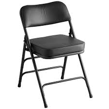 Lancaster Table Seating Black Vinyl Folding Chair With 2 Padded Seat Folding Chair Metal Folding Chairs Lancaster Table