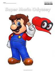 Kids love filling the coloring sheets of super mario with vibrant colors. Super Mario Odyssey Nintendo Coloring Super Fun Coloring