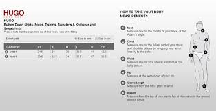 Hugo Boss Size Chart