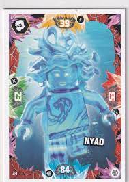Lego ninjago Series 8 TCG Card No. 34 Nyad | eBay