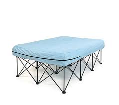 In a perfect world you'll have a big, comfy bed ready for every overnight guest. Queen Portable Bed Frame For Air Filled Mattresses With Bag Qvc Com
