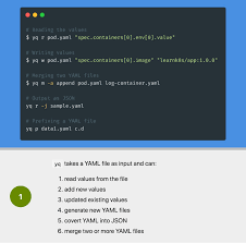 Daniele Polencic On Twitter 5 Is There Any Useful Tool To Edit Yaml Other Than By Hand Yq Https T Co Qn8wxxannd Is A Command Line Tool Designed To Transform Yaml It Is Similar To Another