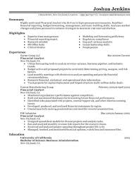 Financial analyst career summary examples. Entry Level Business Analyst Resume Financeviewer