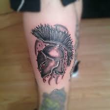 A trojan warrior, spartan ancient greek or roman gladiator helmet. Trojan Man Black And Grey Tattoos Last Sparrow Tattoo