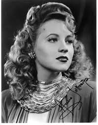 Ann Jeffries Original Glamorous Signed Photo