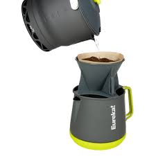 How to brew coffee at a campsite with a french press, pour over, percolator, aeropress, moka pot, portable espresso, instant alternatively, you can use a camping stove or campfire! Camp Cafe Eureka