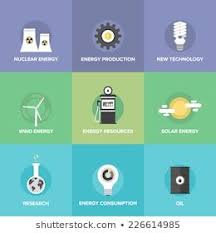 Flat Icons Set Of World Energy Resources Clean Energy Advanced Technologies Sustainable Development Of Natur Energy Resources Flat Icons Set Wind Energy Diy