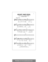 It was well produced, well performed, and the fact that it did all of it with three chords is a testament to the arrangem. Heart And Soul Huey Lewis And The News By M Chapman N Chinn On Musicaneo