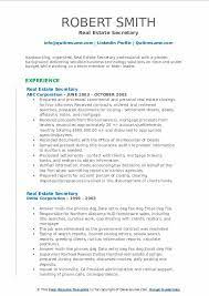 See salaries, compare reviews, easily apply, and get hired. Real Estate Secretary Resume Samples Qwikresume