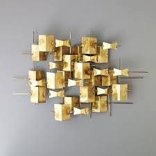Global Views Folded Brass Wall Decor Visual Merchandiser Styling And Still Life Designs Duvar Bakir Tavan
